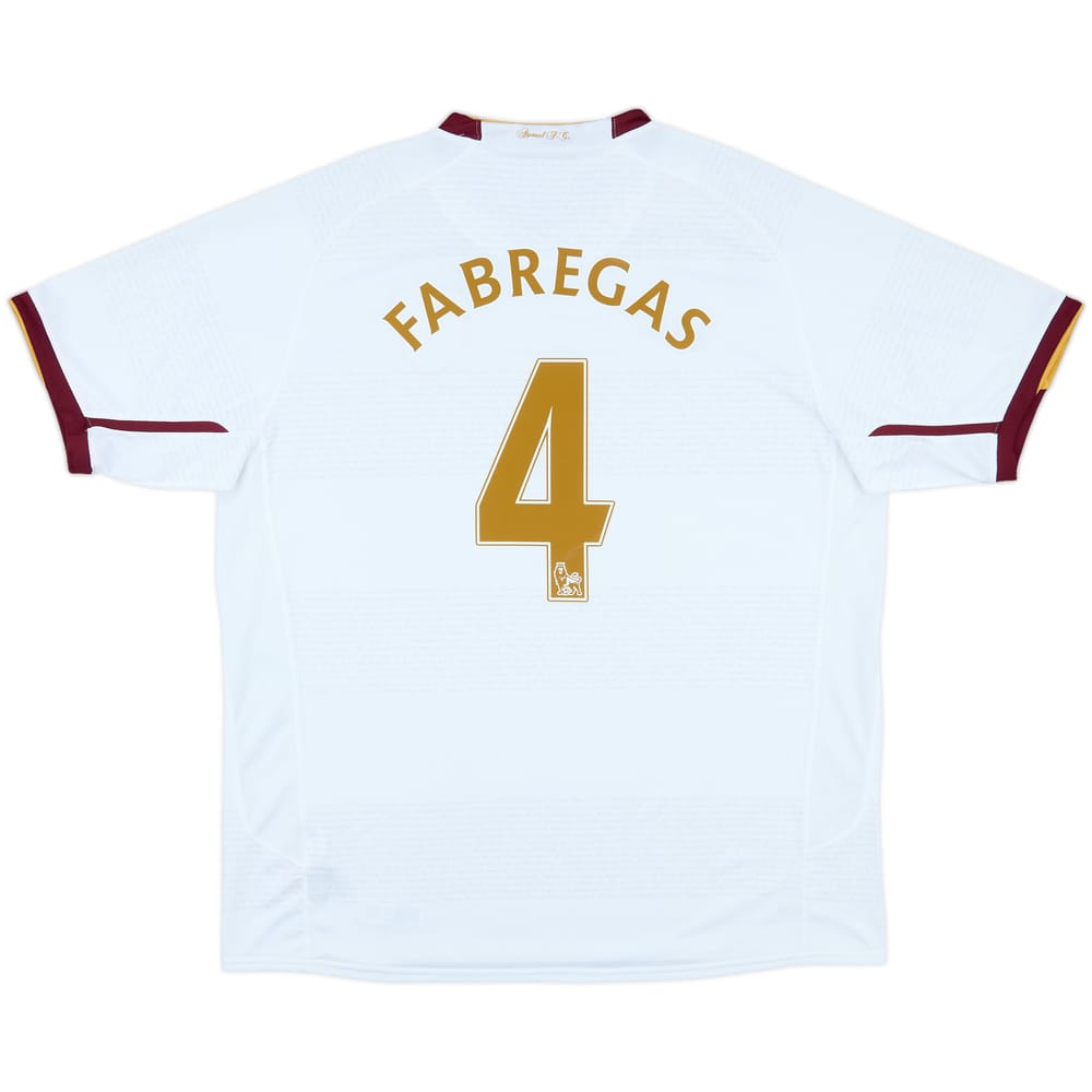 2007-08 Arsenal Away Shirt Fabregas #4 - 8/10 - (XL)