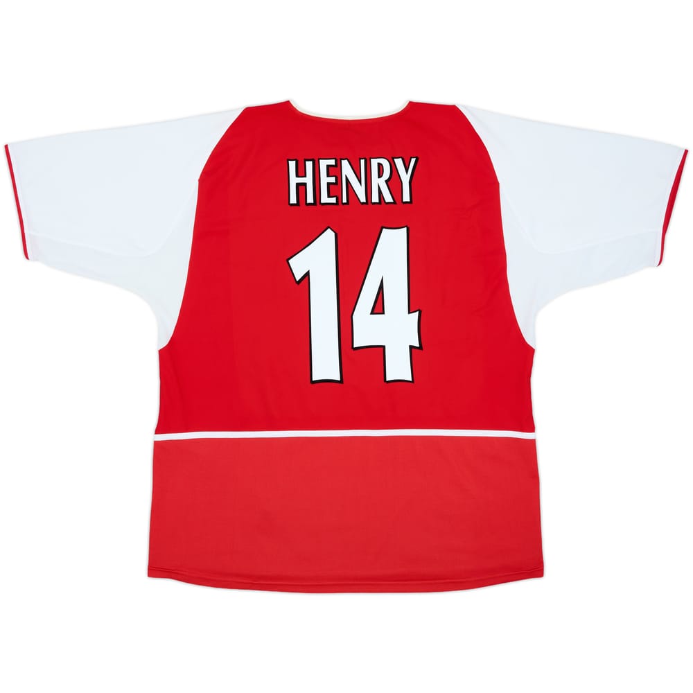 2002-04 Arsenal Home Shirt Henry #14 - 8/10 - (XXL)