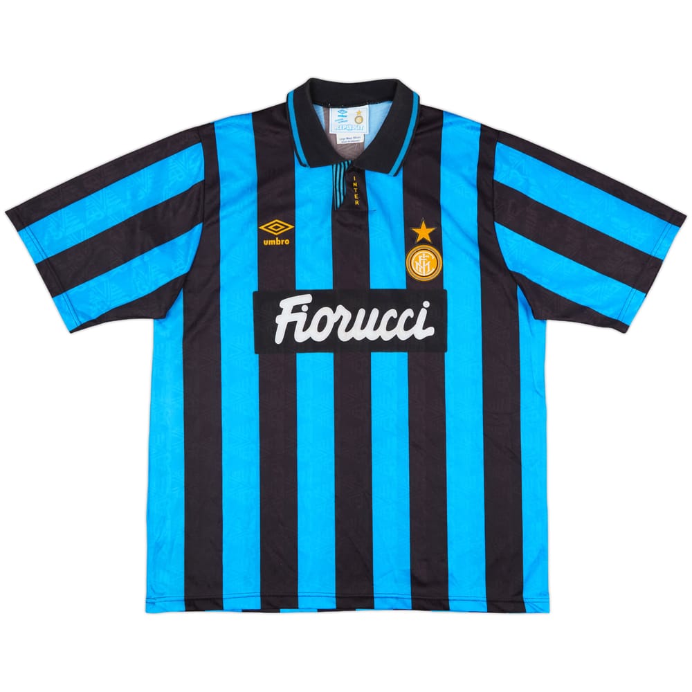 1992-94 Inter Milan Home Shirt - 10/10 - (L)