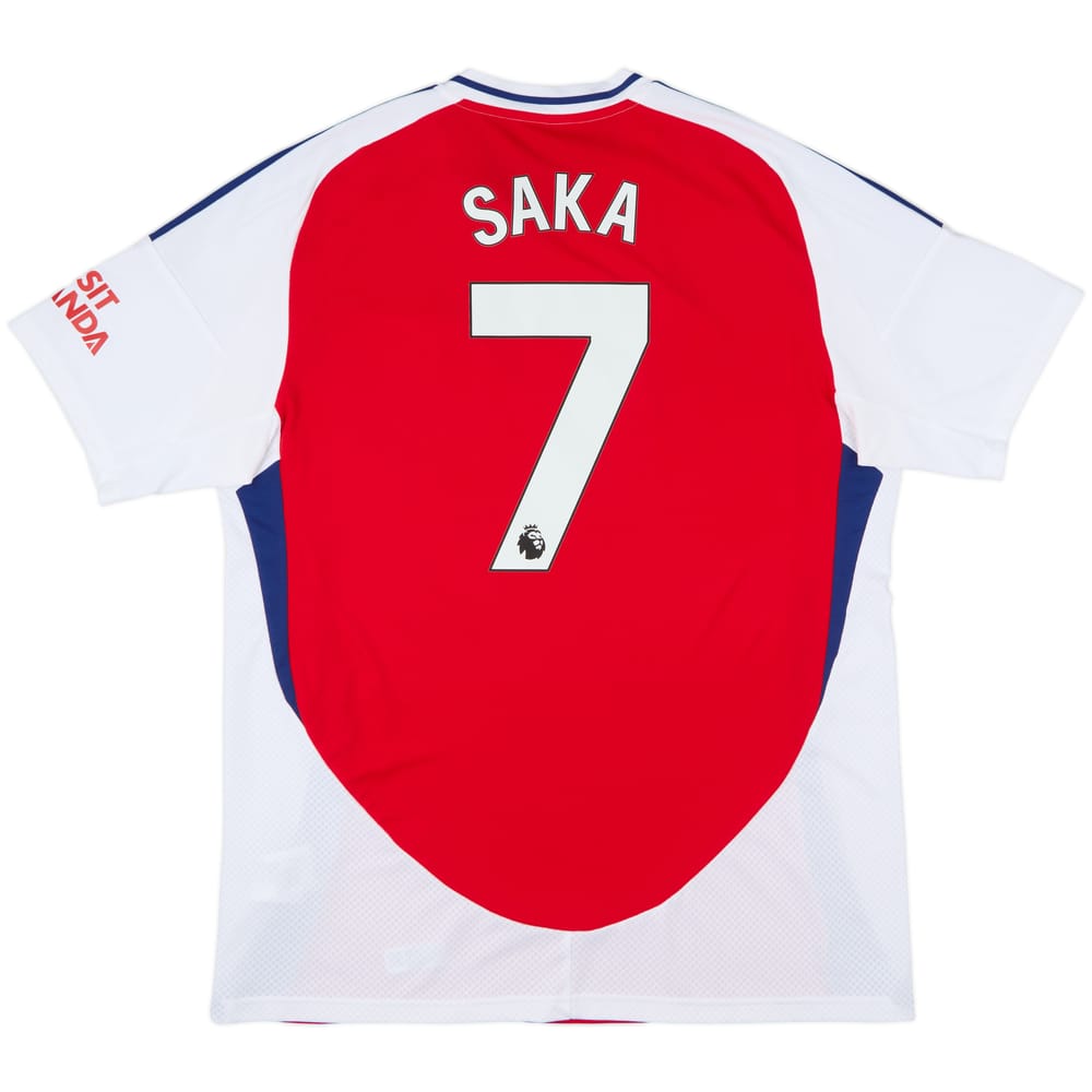 2024-25 Arsenal Home Shirt Saka #7 - 10/10 - (XL)