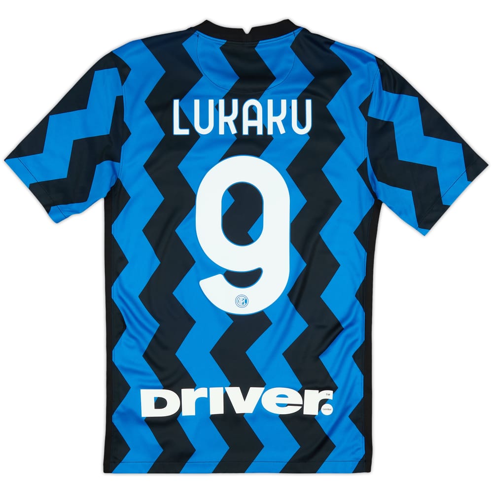 2020-21 Inter Milan Home Shirt Lukaku #9 - 10/10 - (XS)