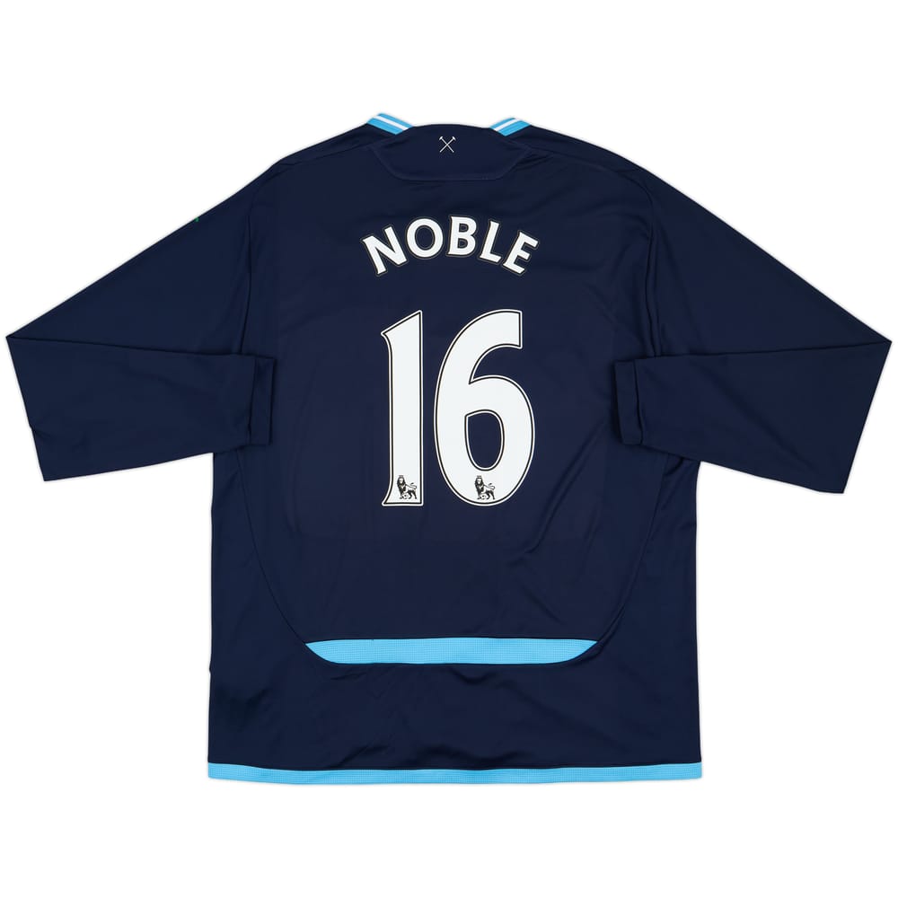 2009-10 West Ham Away L/S Shirt Noble #16 - 8/10 - (XL)