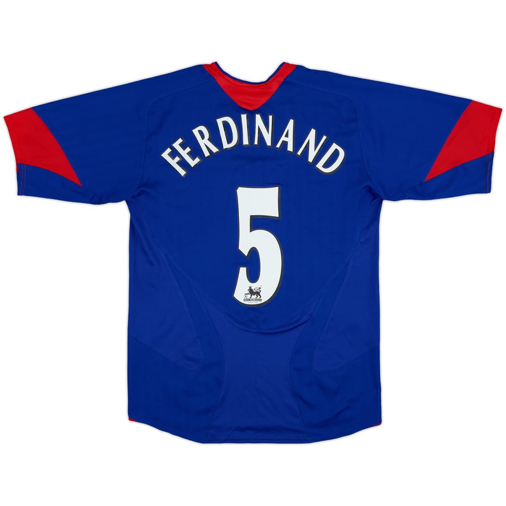 2005-06 Manchester United Away Shirt Ferdinand #5 - 7/10 - (S)