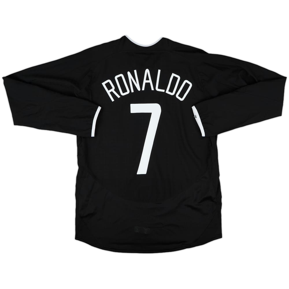 2003-05 Manchester United Away L/S Shirt Ronaldo #7 - 6/10 - (M)