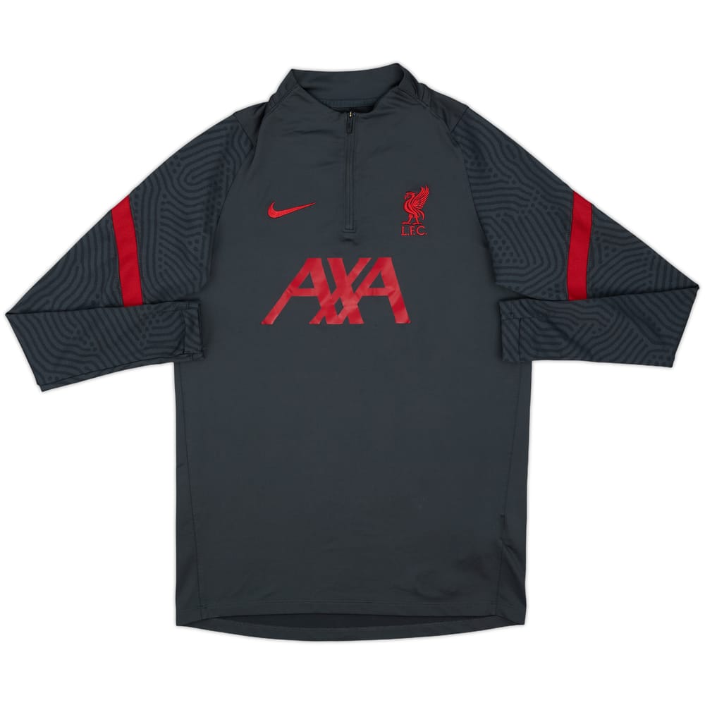 2020-21 Liverpool Nike 1/4 Zip Drill Top - 8/10 - (M)