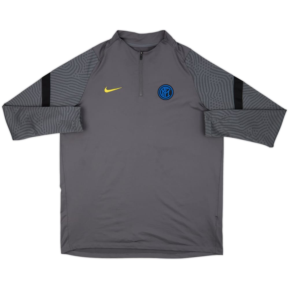 2020-21 Inter Milan Nike 1/4 Zip Training Top - 8/10 - (XL)