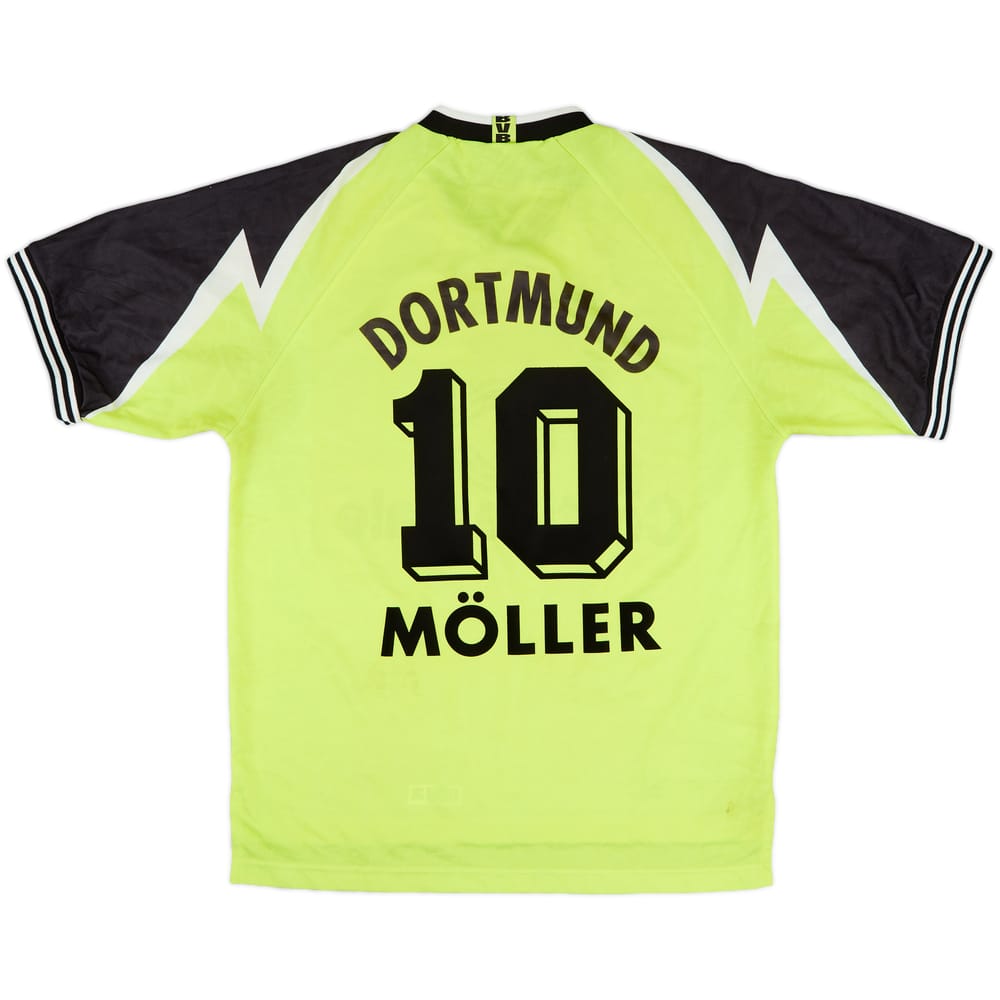 1995-96 Borussia Dortmund Home Shirt Moller #10 - 8/10 - (XXL)
