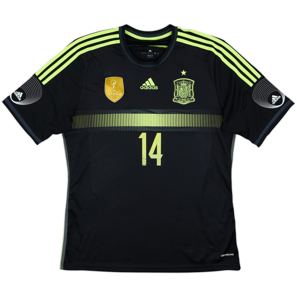 Camiseta de visitante/entrenamiento de España 2013-15 Alonso #14 - 5/10 - (L)