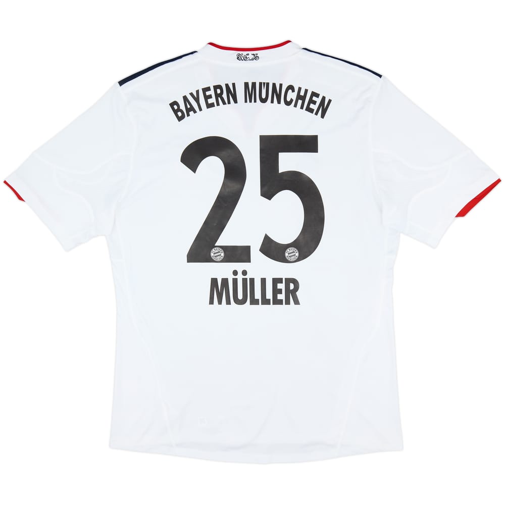 2010-12 Bayern Munich Away Shirt Muller #25 - 6/10 - (XL)