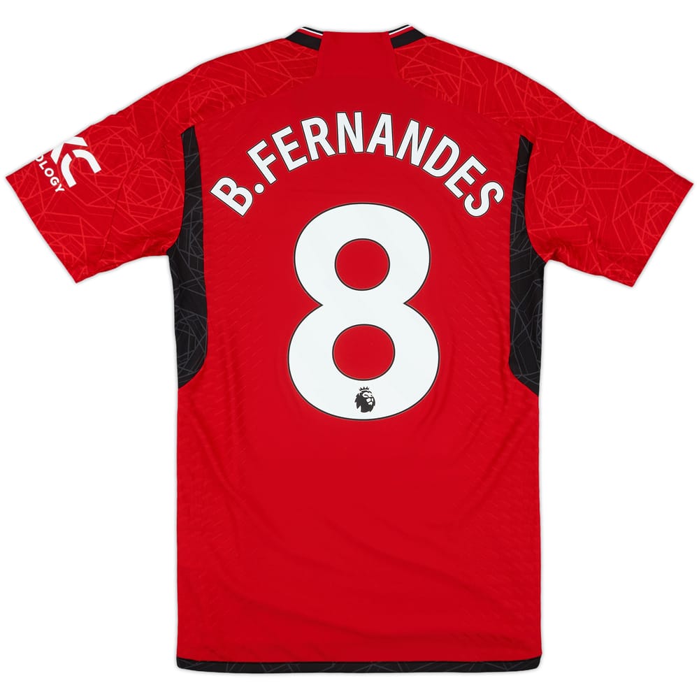 2023-24 Manchester United Authentic Home Shirt B.Fernandes #8 - 10/10 - (S)