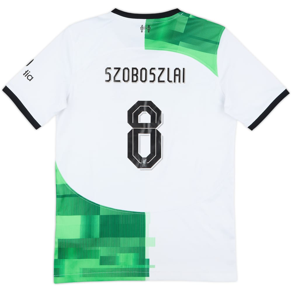 2023-24 Liverpool Away Shirt Szoboszlai #8 - 6/10 - (L.Boys)