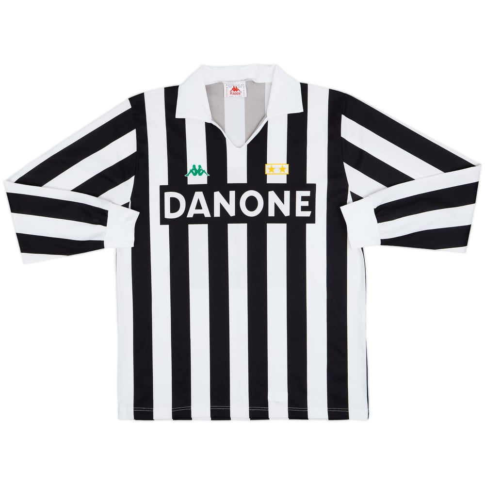 1992-94 Juventus Basic Home L/S Shirt - 9/10 - (XL)