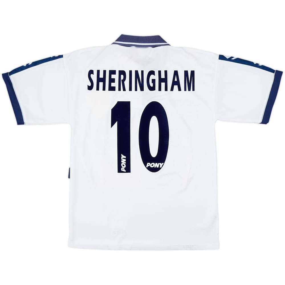 1995-97 Tottenham Home Shirt Sheringham #10 - 9/10 - (M)