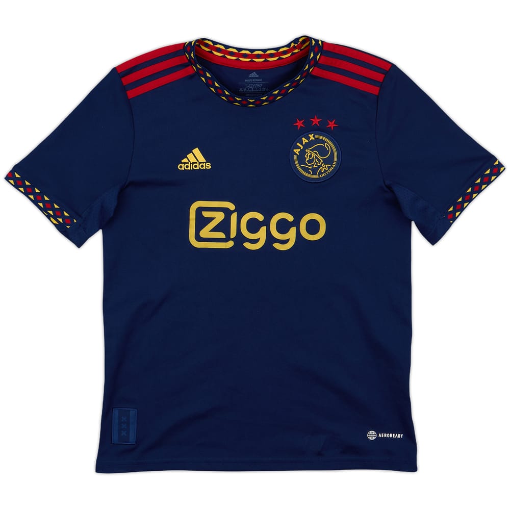 2022-23 Ajax Away Shirt - 10/10 - (M.Boys)