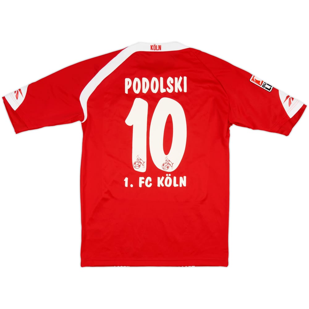 2009-10 FC Koln Home Shirt Podolski #10 - 8/10 - (M)