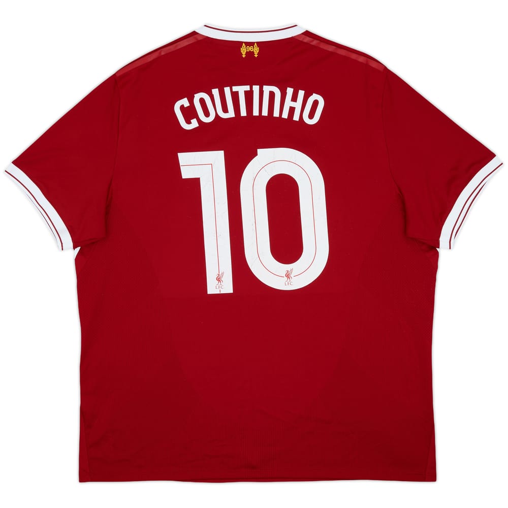 2017-18 Liverpool 125 Years Home Shirt Coutinho #10 - 6/10 - (XXL)