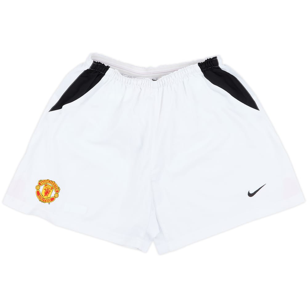 2002-04 Manchester United Home Shorts - 8/10 - (L)