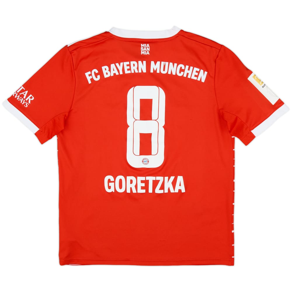 2022-23 Bayern Munich Home Shirt Goretzka #8 - 8/10 - (XL.Boys)