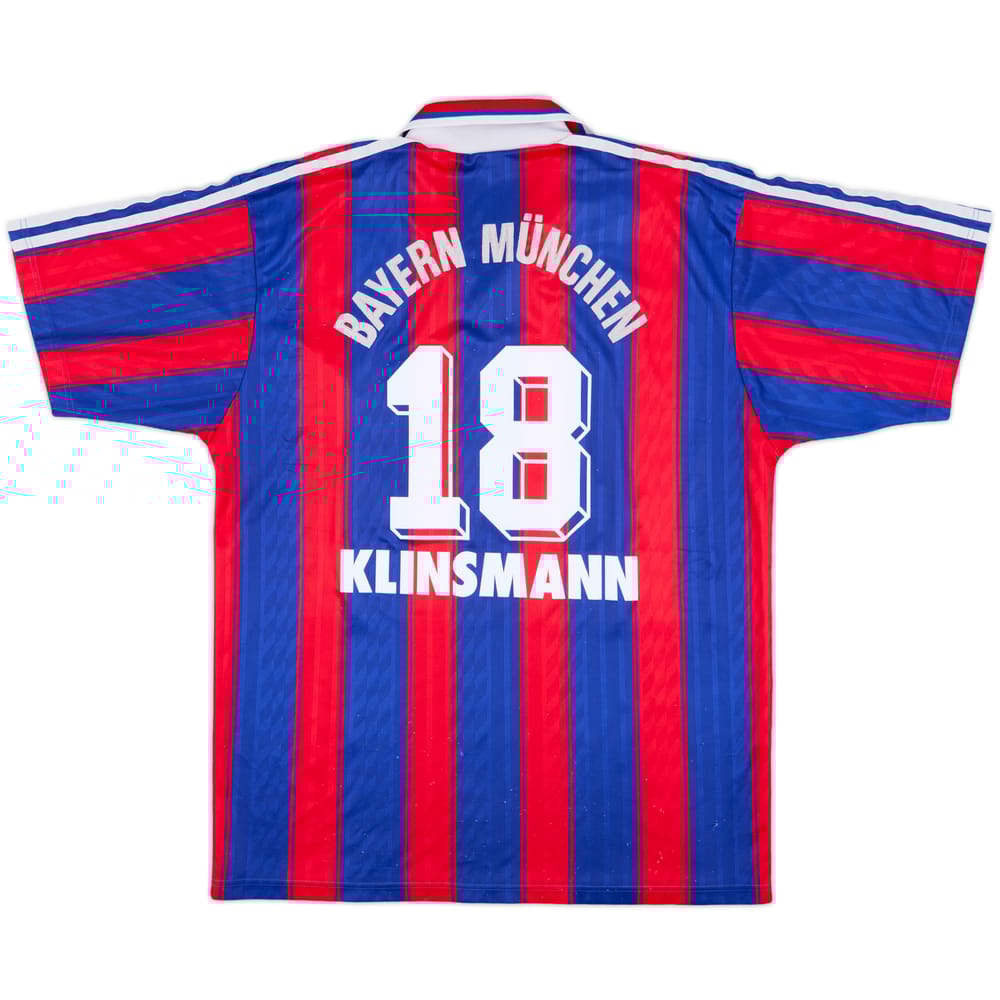 1995-97 Bayern Munich Home Shirt Klinsmann #18 - 5/10 - (M)