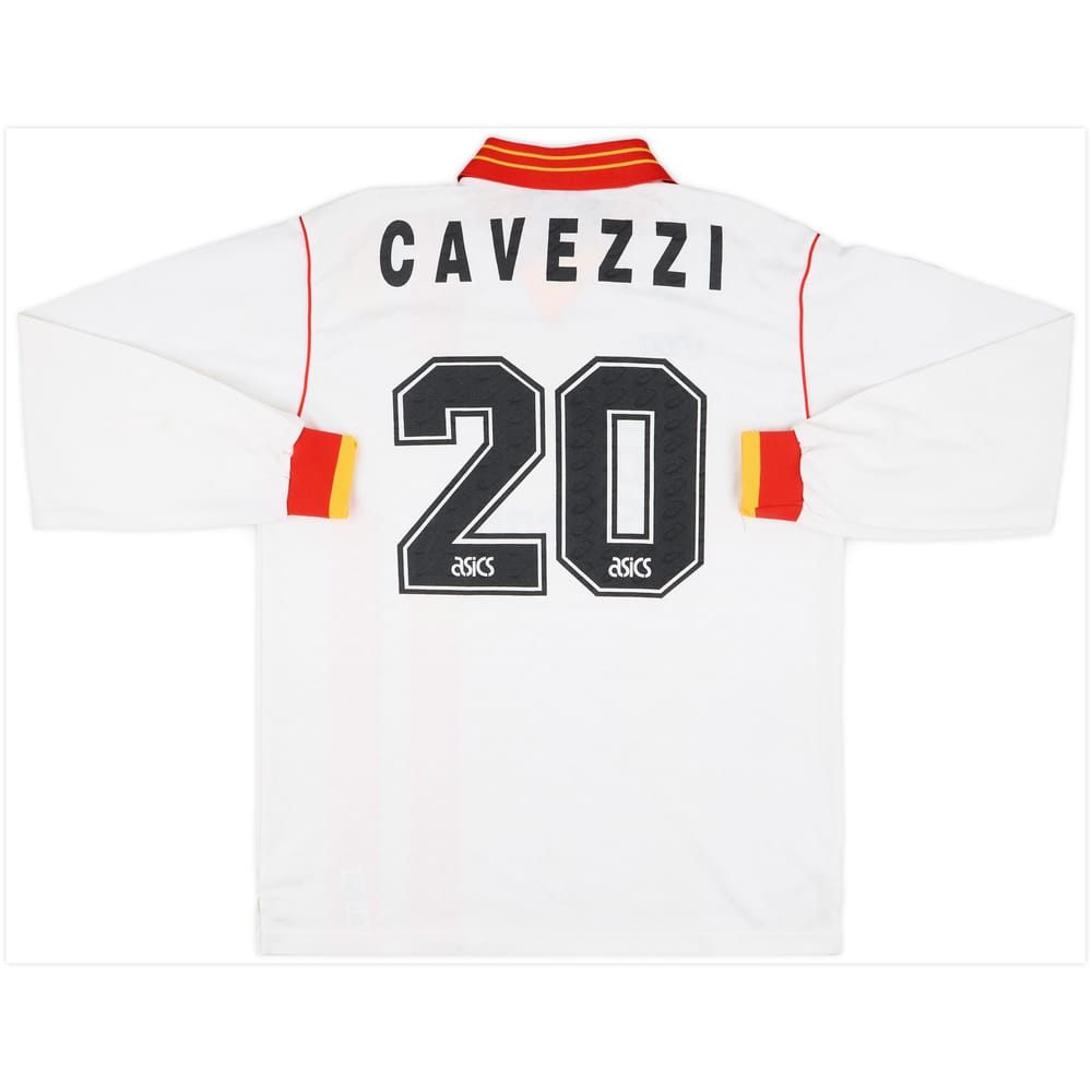 1996-97 Lecce Match Issue Away L/S Shirt Cavezzi #20