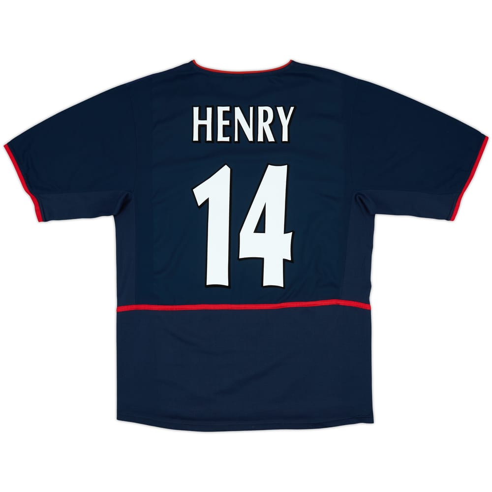 2002-04 Arsenal Away Shirt Henry #14 - 8/10 - (L)