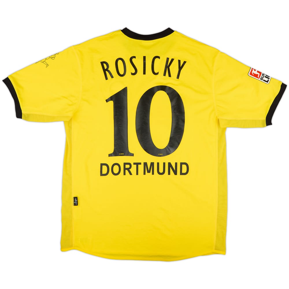 2003-04 Borussia Dortmund Home Shirt Rosicky #10 - 6/10 - (L)