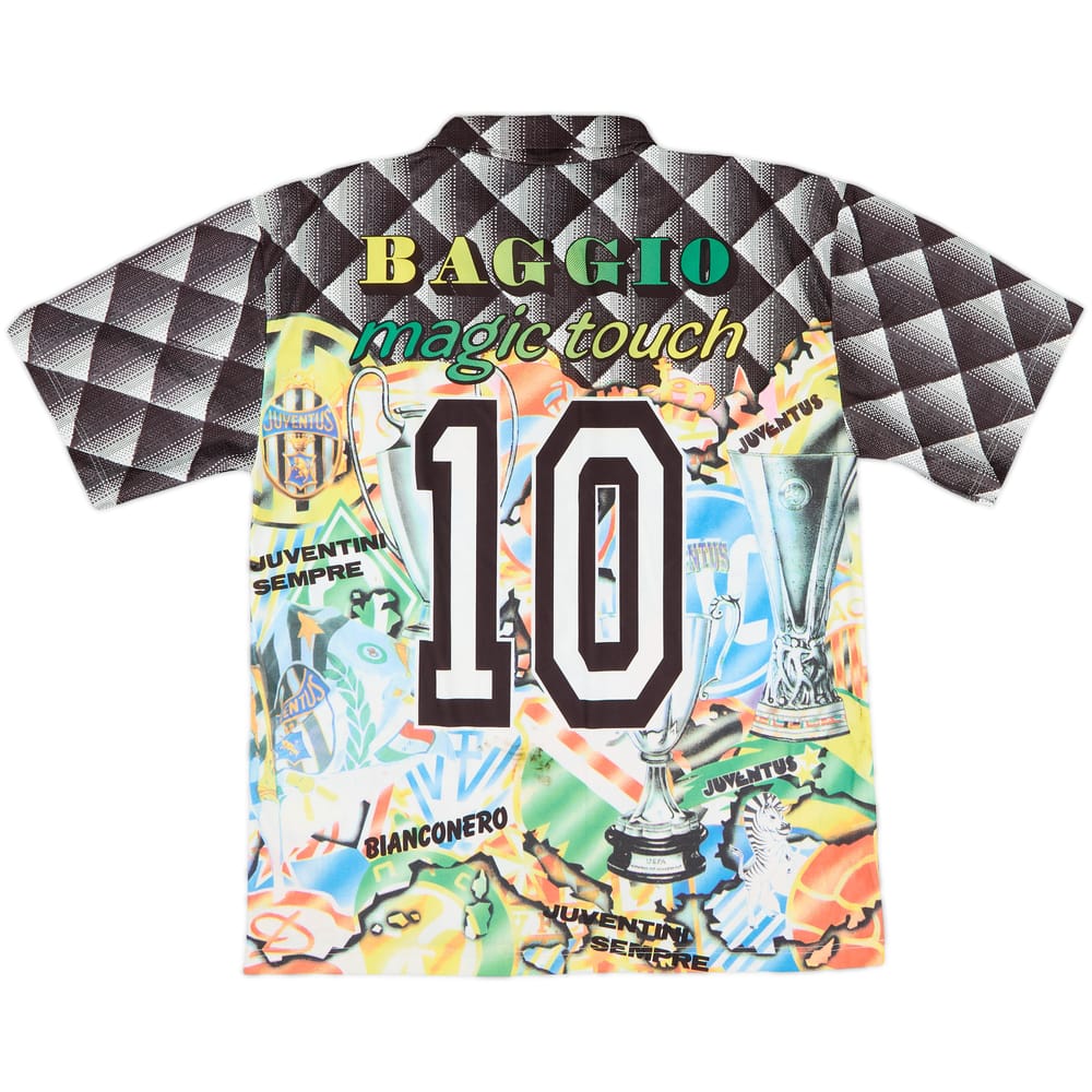 1992-94 Juventus Graphic Shirt Baggio #10 - 10/10 - (XL)