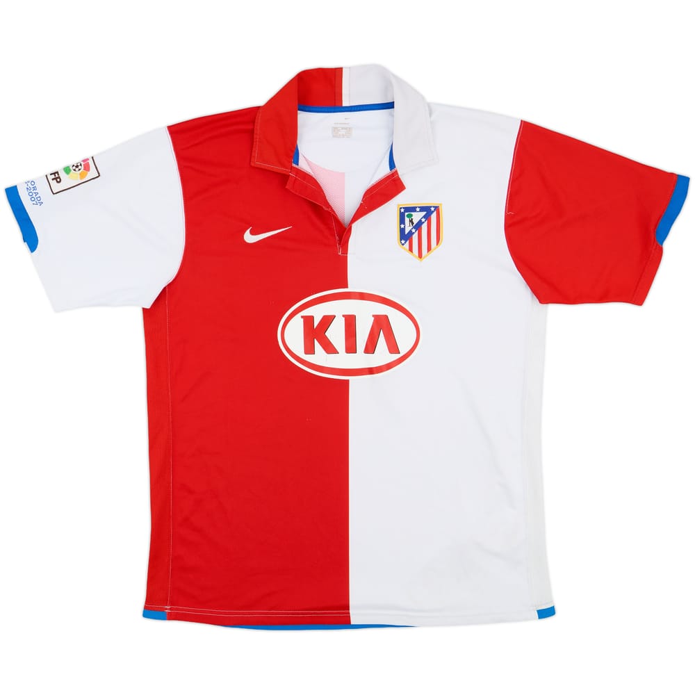 2006-07 Atletico Madrid Home Shirt - 6/10 - (L)