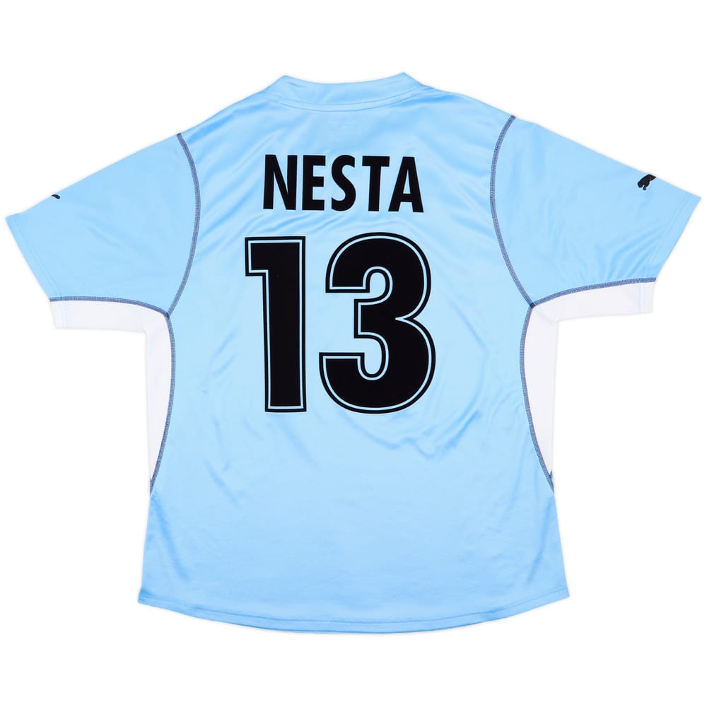 2001-02 Lazio Home Shirt Nesta #13 - 8/10 - (XXL)