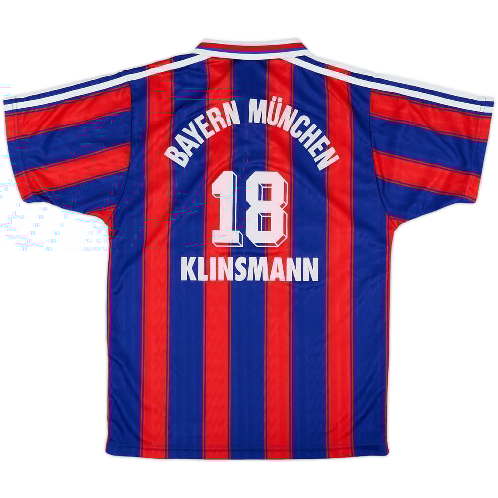 1995-97 Bayern Munich Home Shirt Klinsmann #18 - 7/10 - (S)
