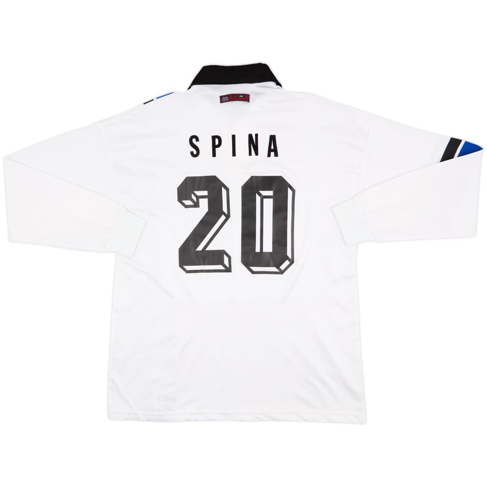 1990s Umbro Template L/S Shirt Spina #20 - 9/10 - (XL)