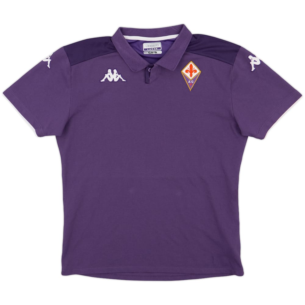 2020-21 Fiorentina Kappa Polo Shirt - 8/10 - (L)