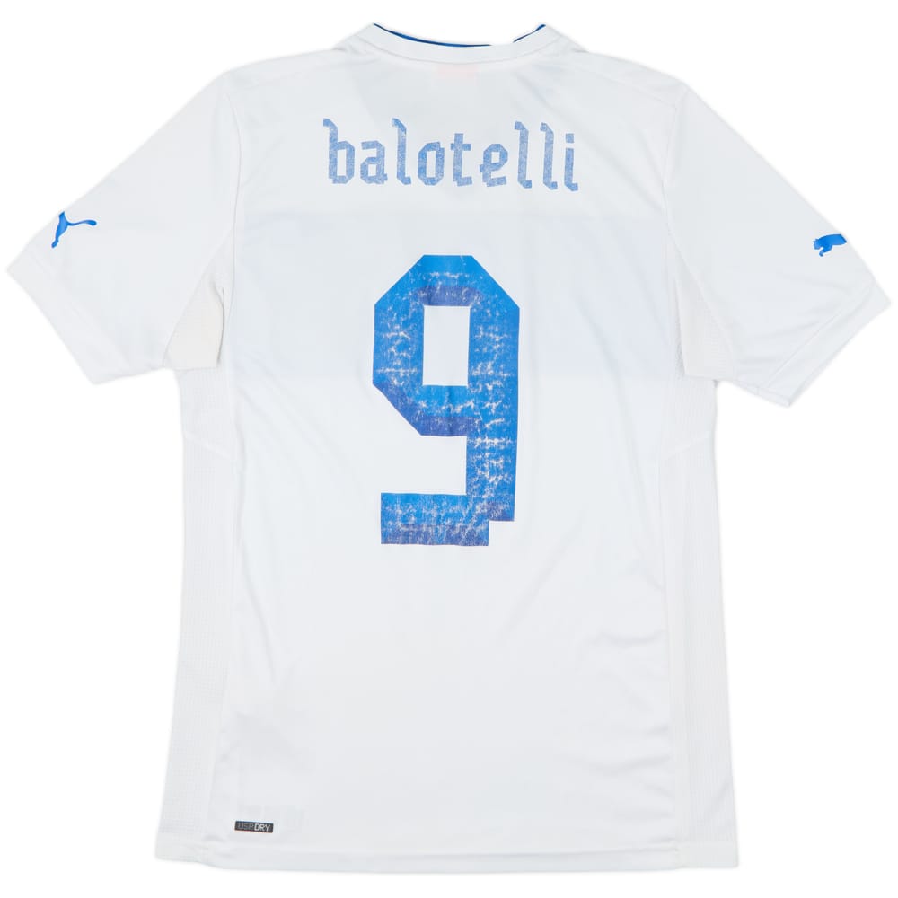 2012-13 Italy Away Shirt Balotelli #9 - 5/10 - (M)