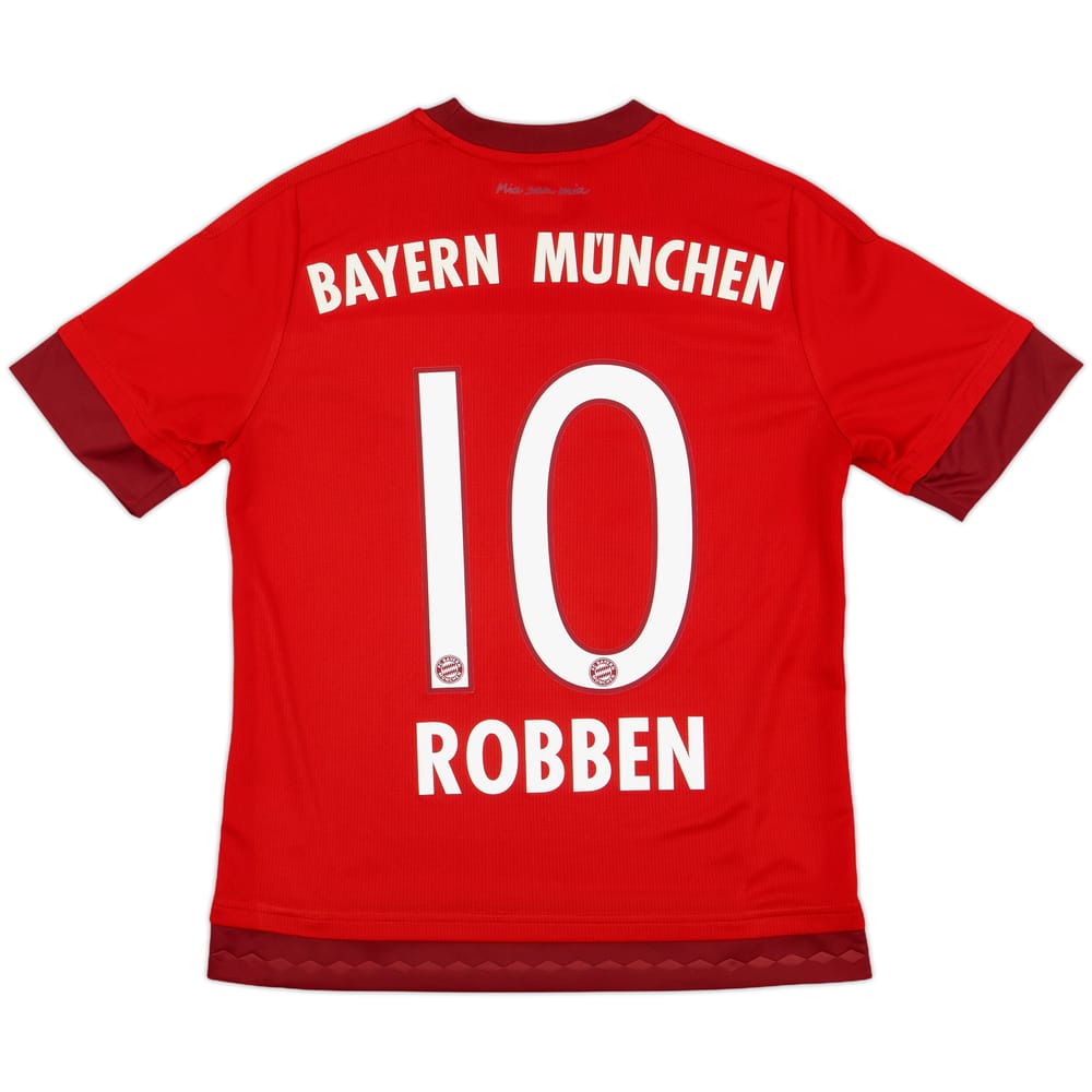 2015-16 Bayern Munich Home Shirt Robben #10 - 8/10 - (L.Boys)