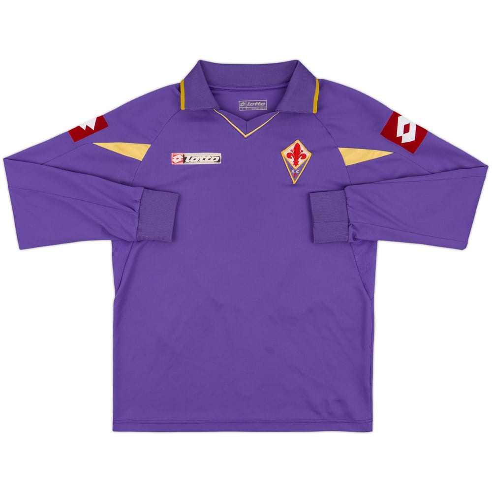 2010-11 Fiorentina Home L/S Shirt - 4/10 - (S)