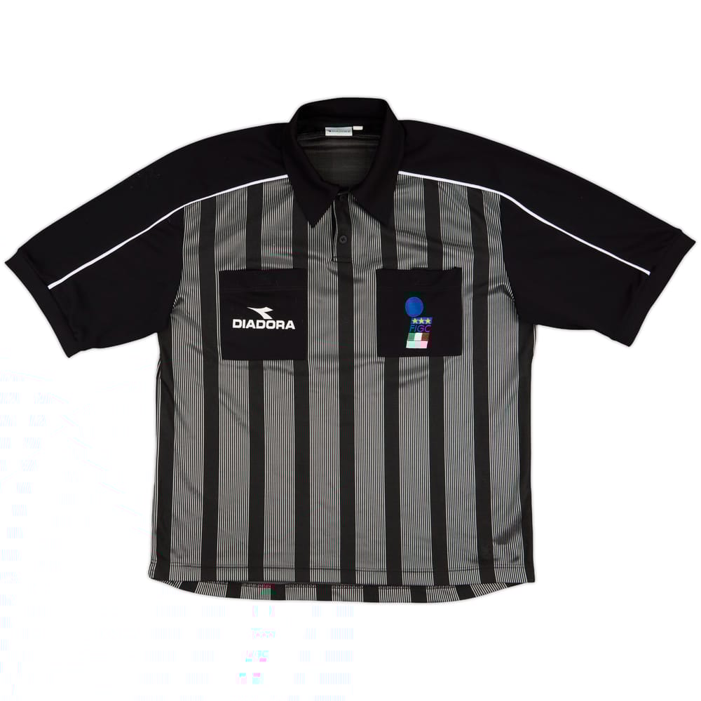 1999-00 Italy Diadora FIGC Referee Shirt - 8/10 - (XXL)