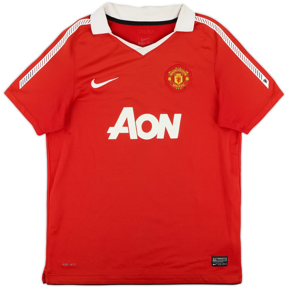 2010-11 Manchester United Home Shirt - 6/10 - (L.Boys)