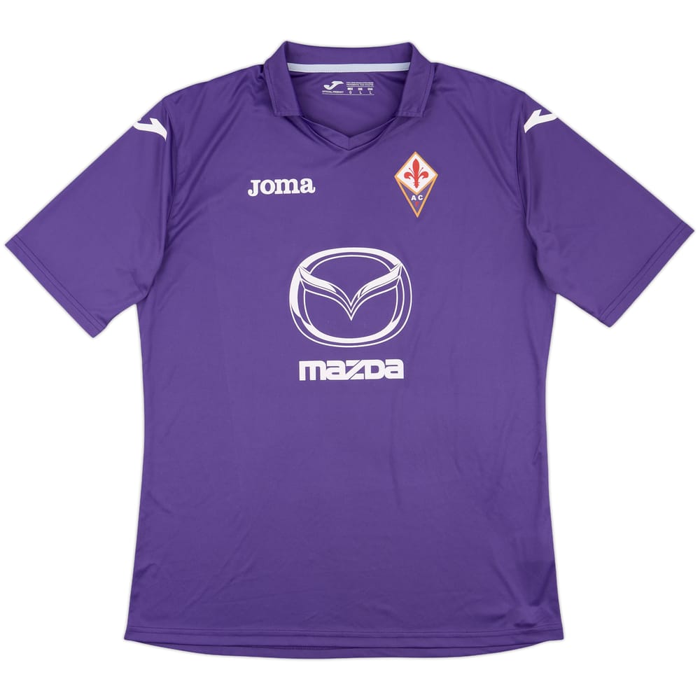 2013-14 Fiorentina Basic Home Shirt - 9/10 - (L)