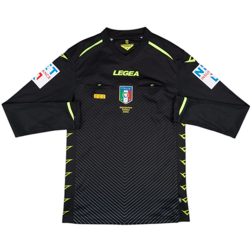 2020-21 Italy Diadora Referee L/S Shirt - 9/10 - (M)