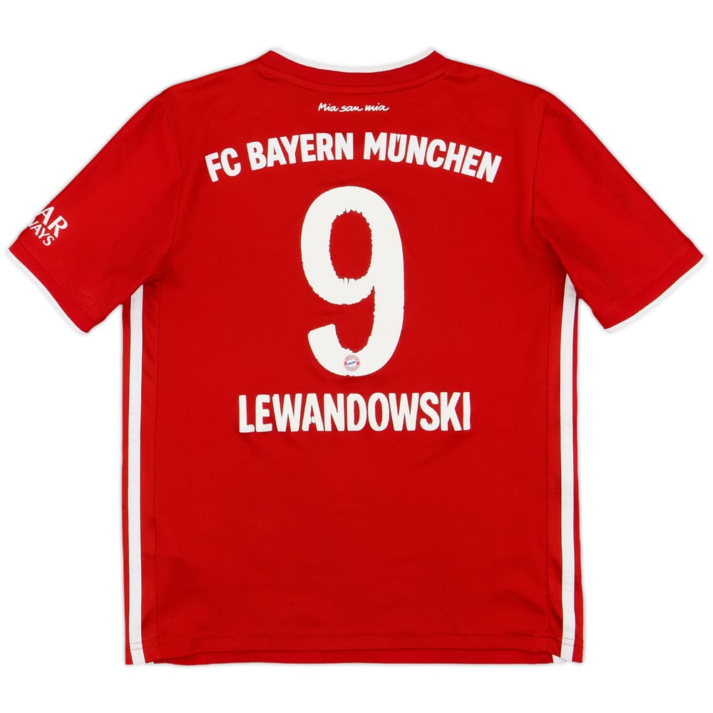 2020-21 Bayern Munich Home Shirt Lewandowski #9 - 5/10 - (M.Boys)