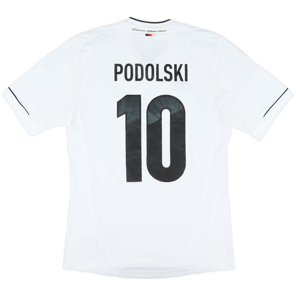 2012-13 Germany Home Shirt Podolski #10 - 7/10 - (S)