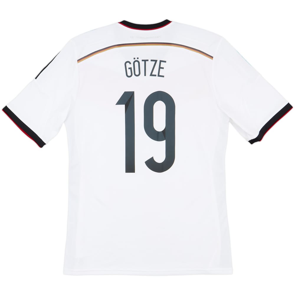 2014-15 Germany Home Shirt Gotze #19 - 9/10 - (L)