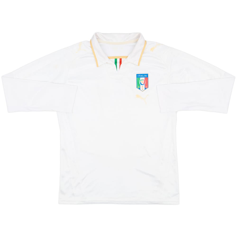 2007-08 Italy Away L/S Shirt - 4/10 - (M)