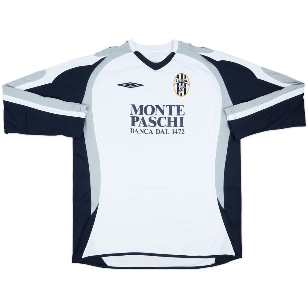 2008-09 Siena Umbro Training L/S Shirt - 9/10 - (XL)