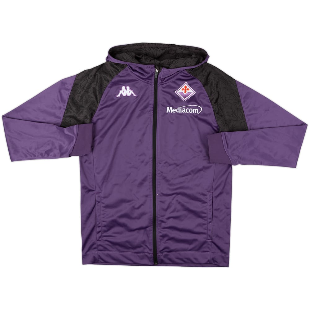 2023-24 Fiorentina Kappa Hooded Track Jacket - 8/10 - (M)