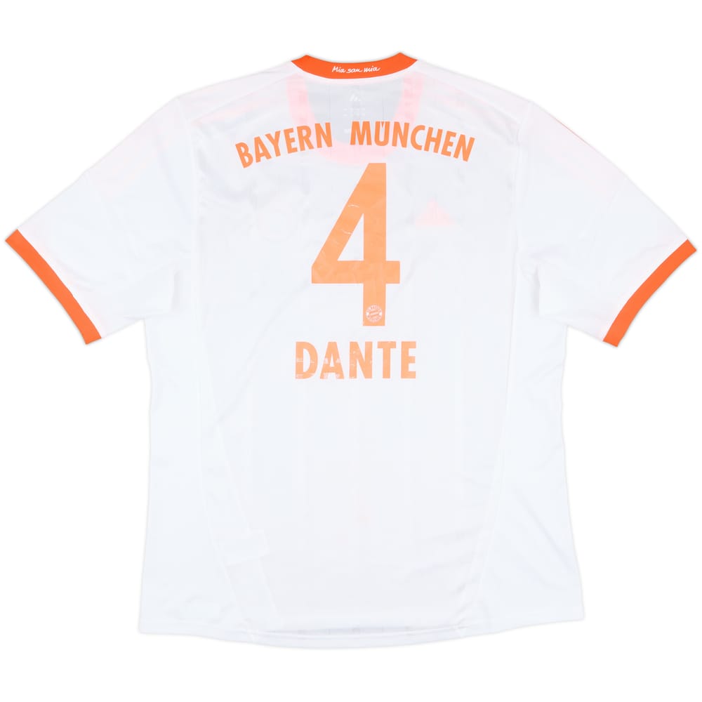 2012-13 Bayern Munich Away Shirt Dante #4 - 5/10 - (XL)