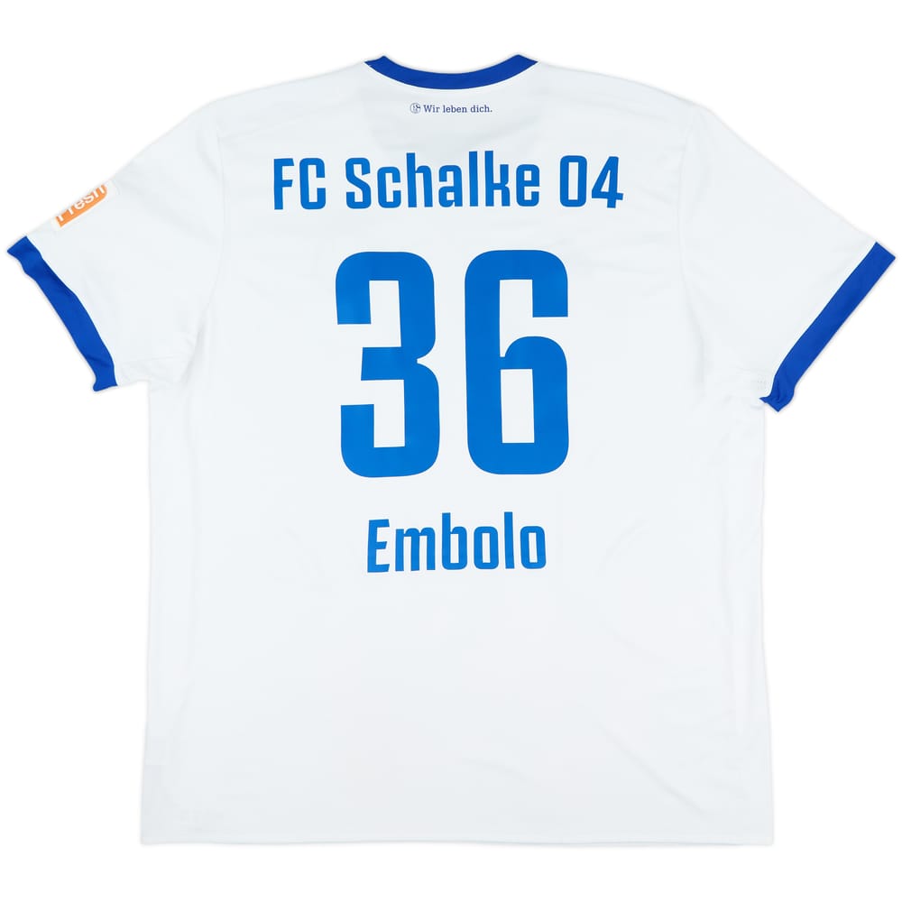 2017-18 Schalke Away Shirt Embolo #36 - 8/10 - (XXL)