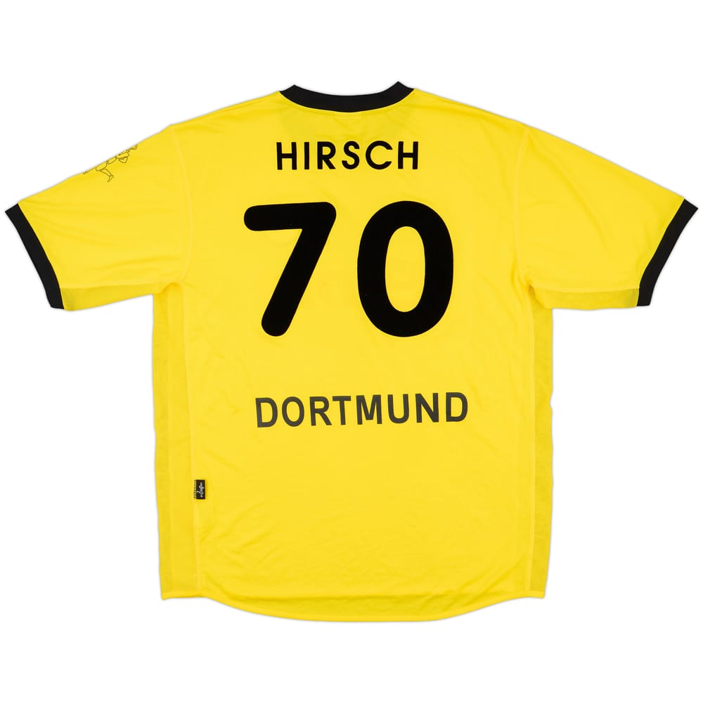 2003-04 Borussia Dortmund Home Shirt Hirsch #70 - 8/10 - (L)