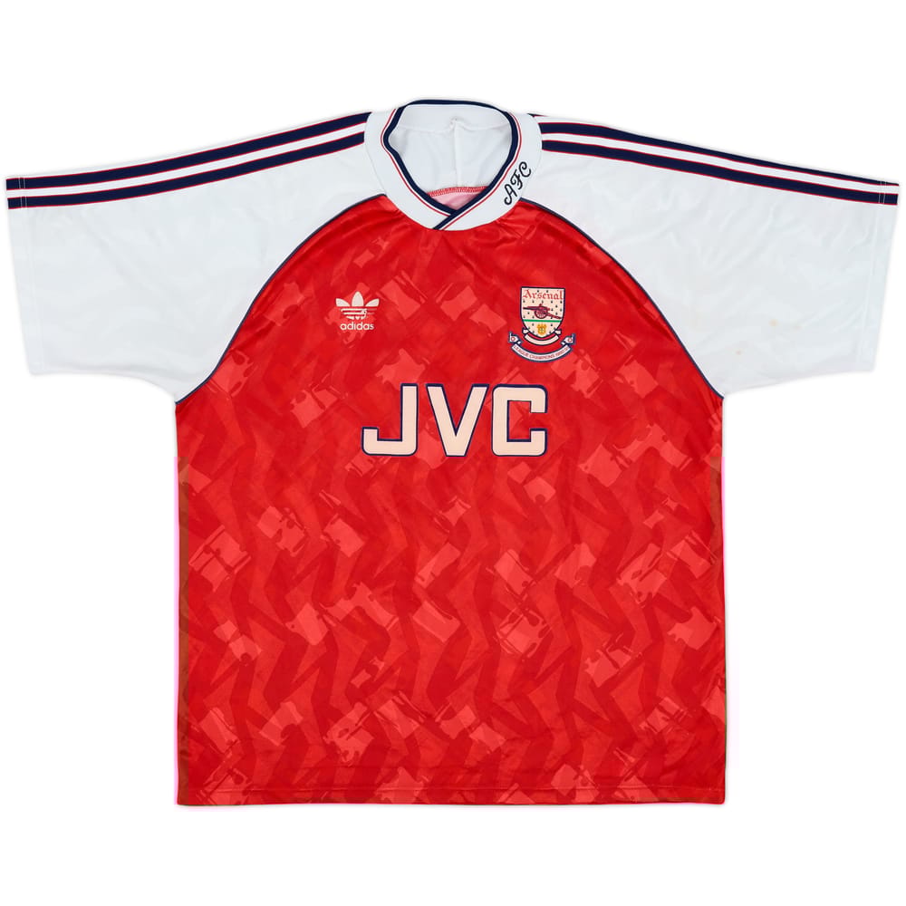 1990-92 Arsenal 'League Champions' Home Shirt - 5/10 - (XL)