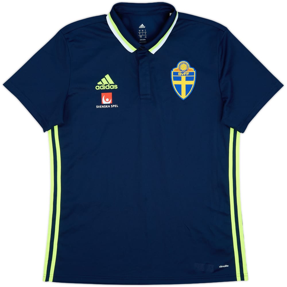 2016-17 Sweden adidas Polo Shirt - 8/10 - (L)